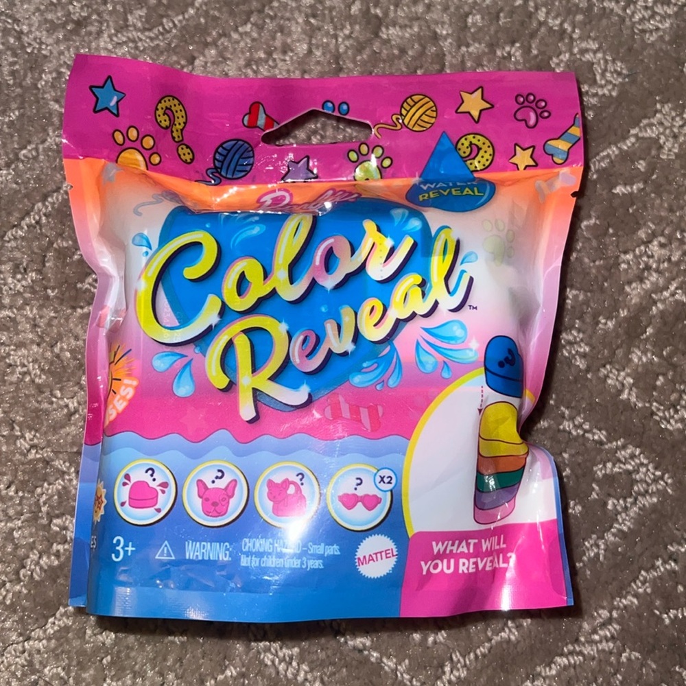 New Barbie Color Reveal Heart Case Summer Pet Series Blind Mystery Bag 1900hf